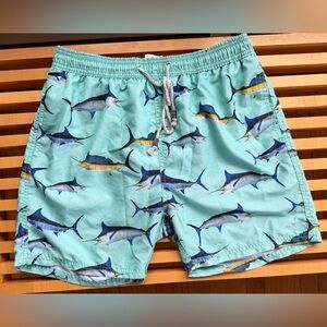 Exist Mint Green Marlin Print Swim Trunks